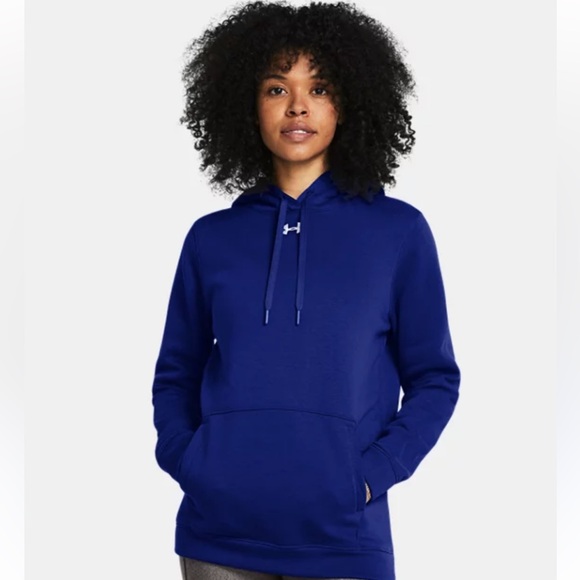 NWT! Under Armour Hustle Fleece Hoodie, size small - Picture 2 of 10